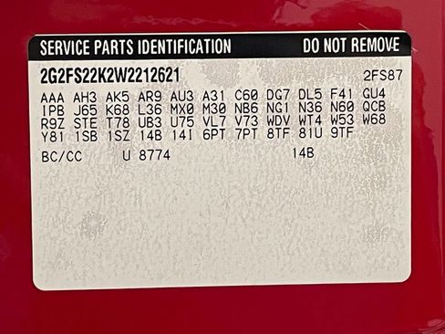 Used 1998 Pontiac Firebird Formula w/ Opt Pkg image 48