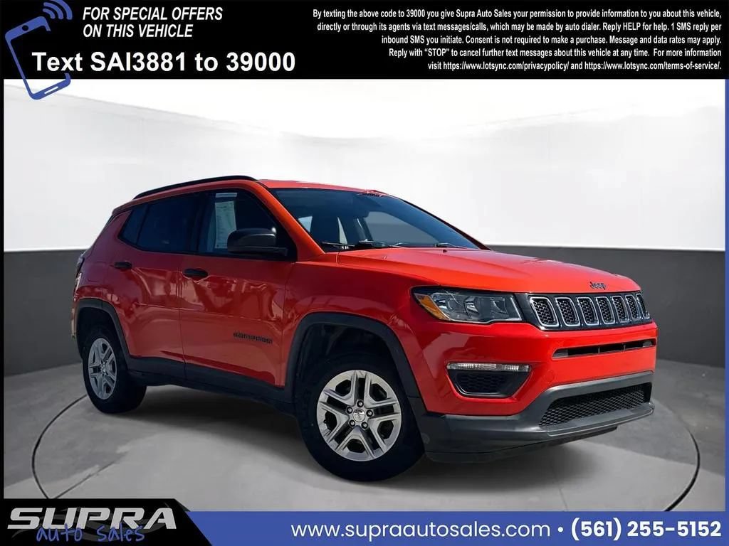 Used 2018 Jeep Compass Sport FWD image 1