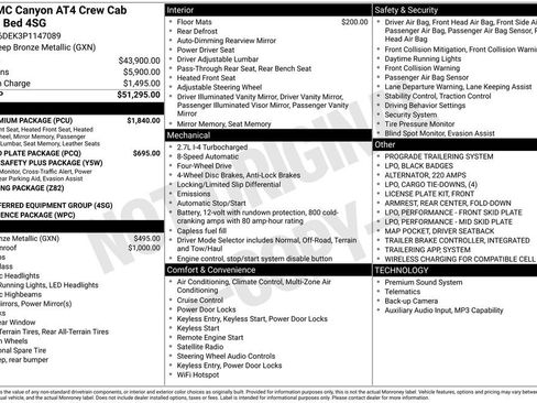 Used 2023 GMC Canyon AT4 w/ AT4 Premium Package AWD/4WD image 15