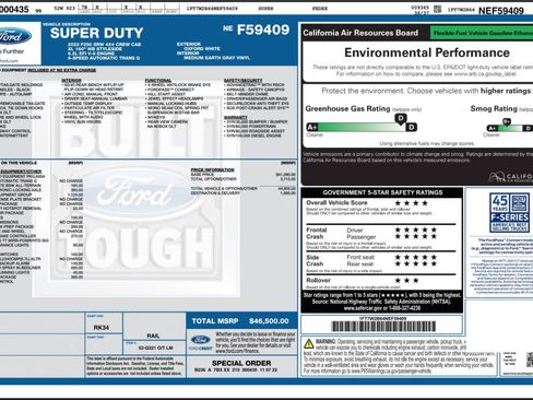 Used 2022 Ford F250 XL w/ Power Equipment Group AWD/4WD image 3