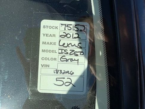 Used 2012 Lexus IS 250 w/ Premium Pkg Value Edition image 36