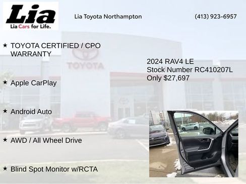 Certified 2024 Toyota RAV4 LE image 7