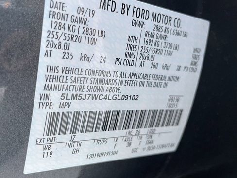 Used 2020 Lincoln Aviator Reserve w/ Equipment Group 201A image 28