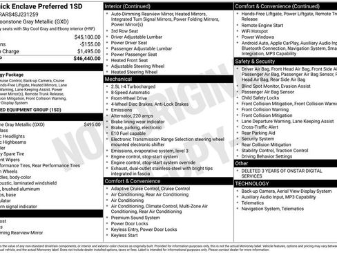 Used 2025 Buick Enclave Preferred image 4