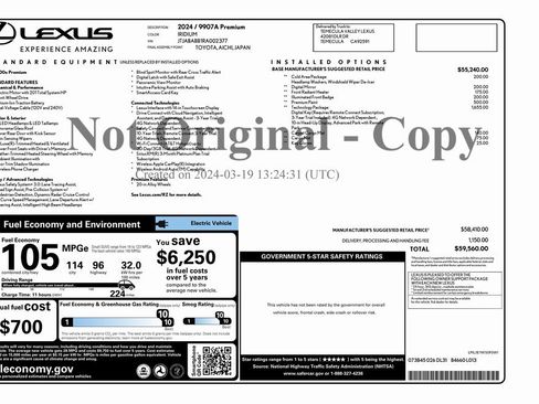 Used 2024 Lexus RZ 300e Premium image 4