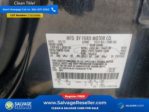 Used 2013 Ford Edge SEL AWD/4WD image 17