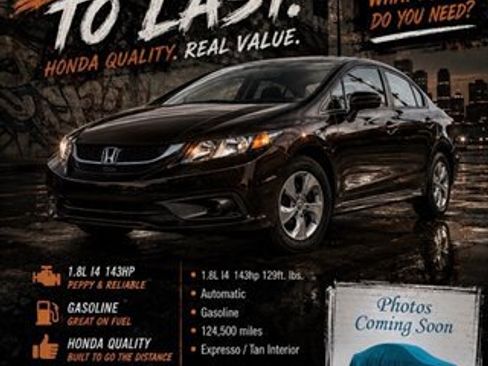 Used 2014 Honda Civic LX image 1