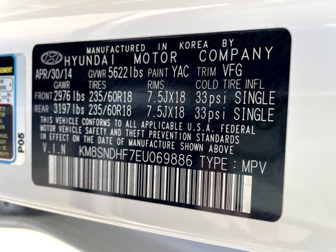 Used 2014 Hyundai Santa Fe Limited image 20