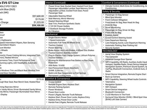 Certified 2023 Kia EV6 GT-Line AWD/4WD image 24