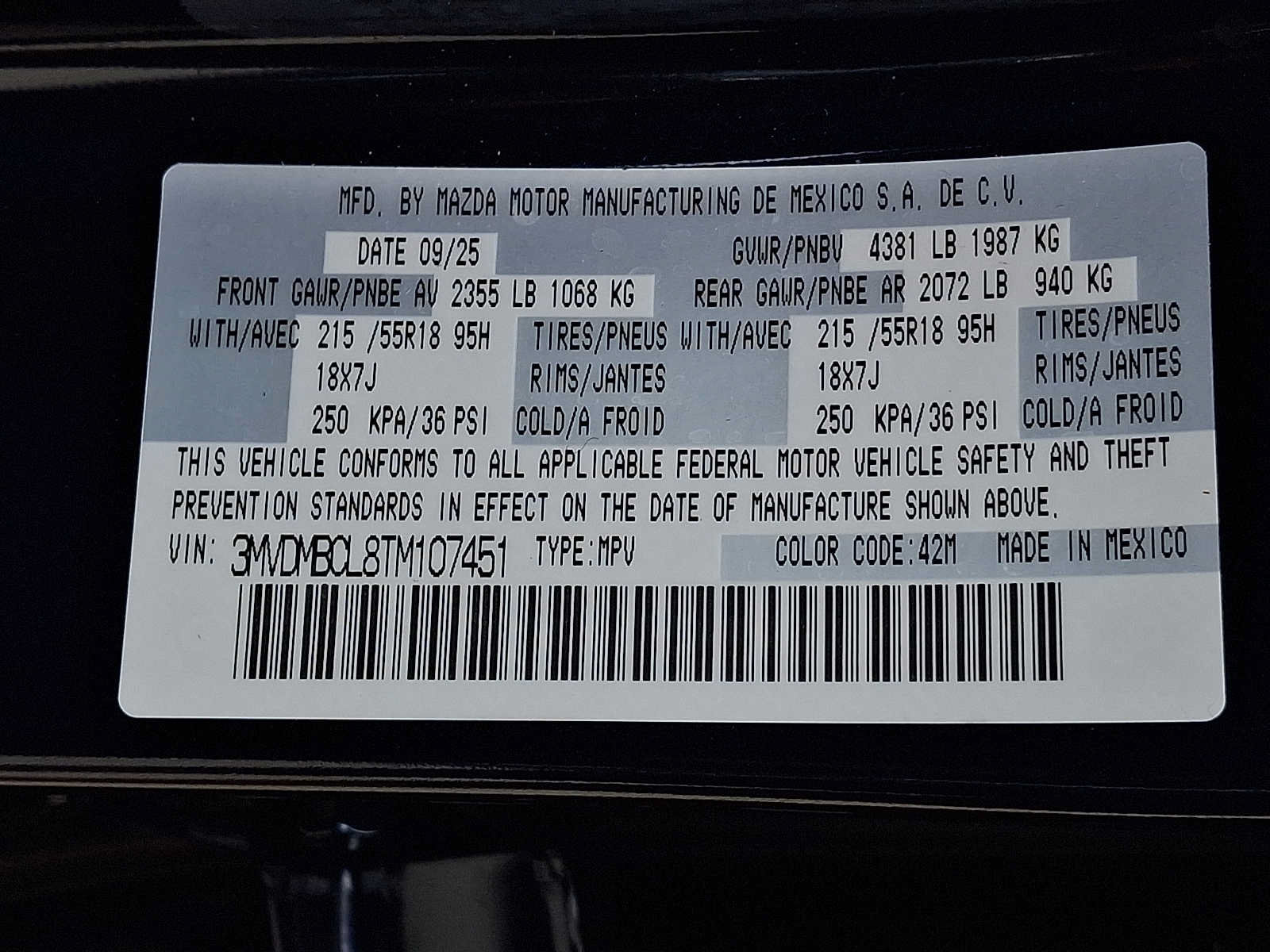 Certified 2026 MAZDA CX-30 AWD 2.5 S image 26