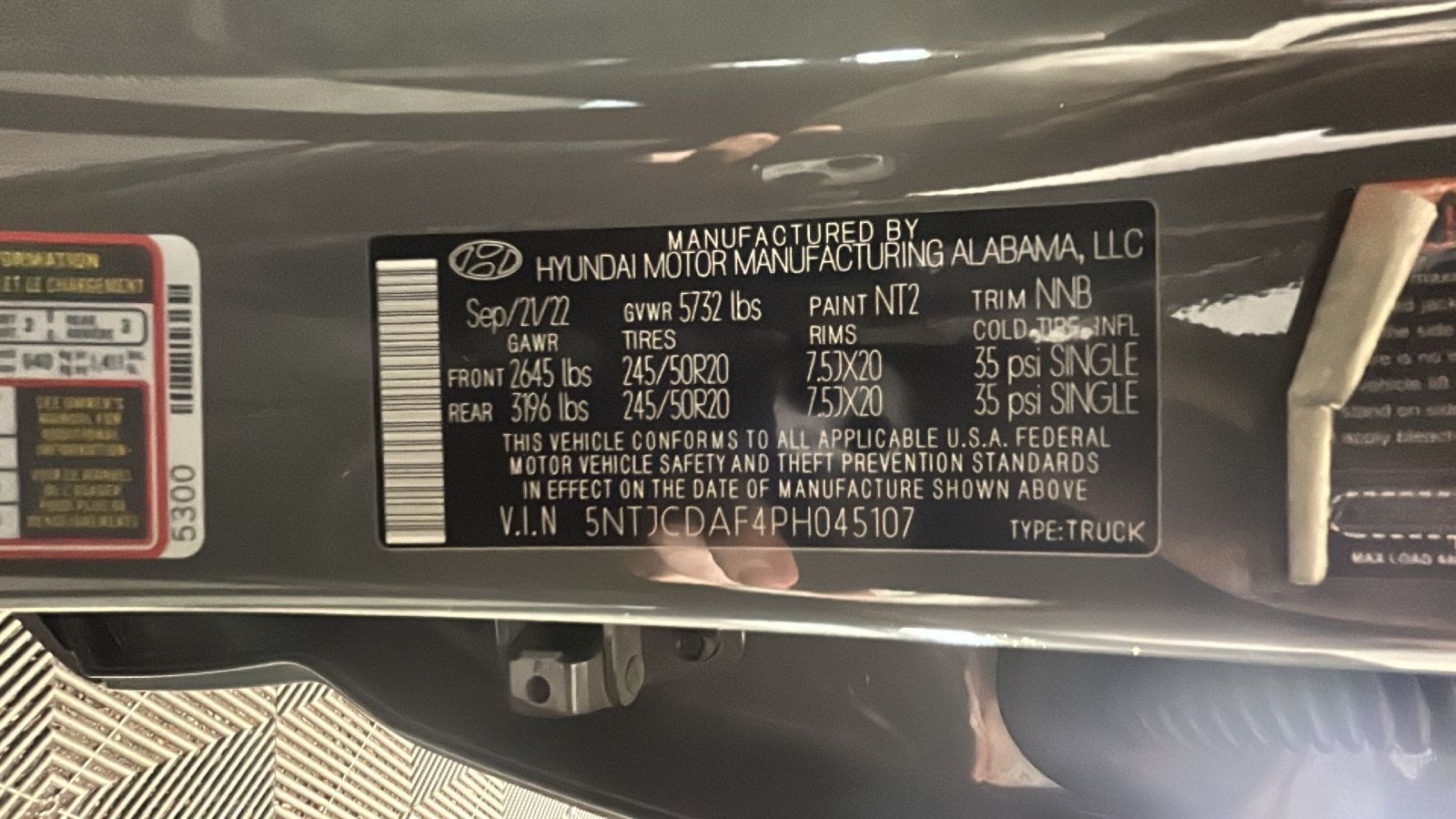 Used 2023 Hyundai Santa Cruz Night AWD/4WD image 12