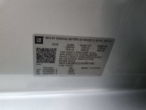 Used 2018 Chevrolet Silverado 1500 LTZ Z71 w/ LTZ Plus Package AWD/4WD image 20