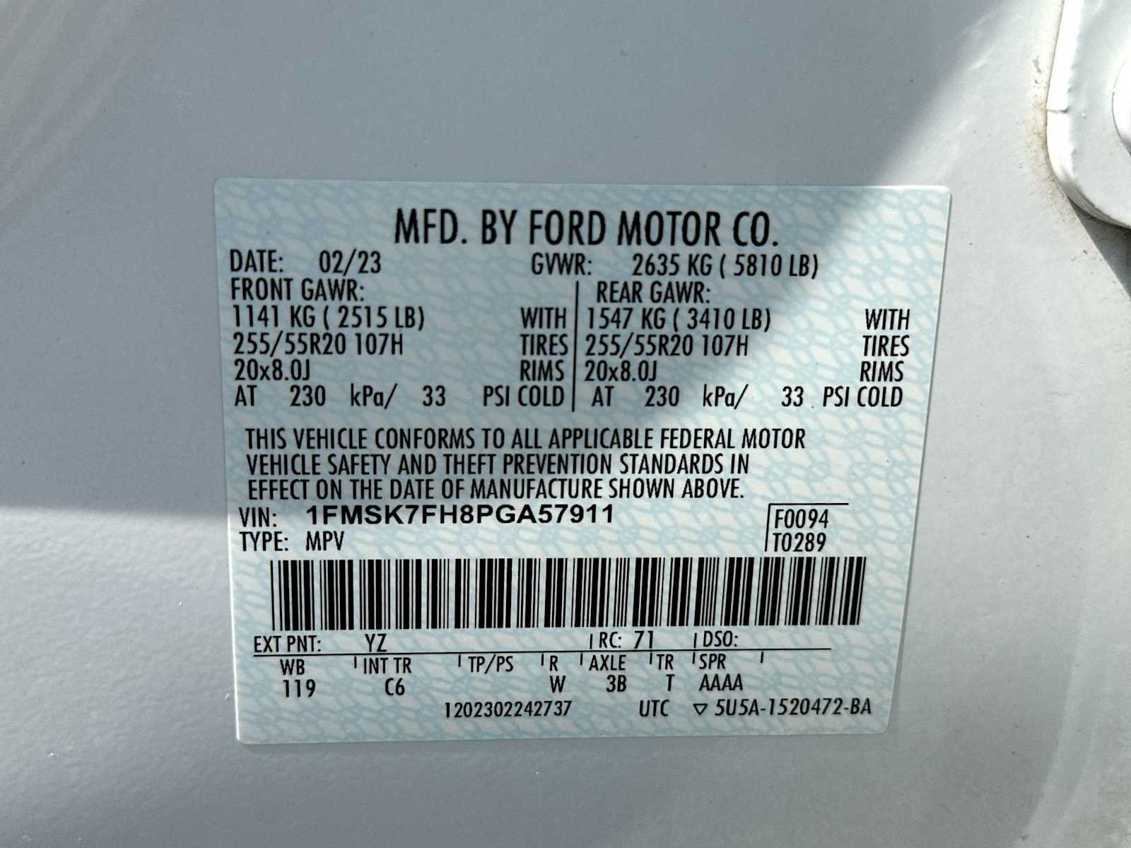 Used 2023 Ford Explorer Limited RWD image 22
