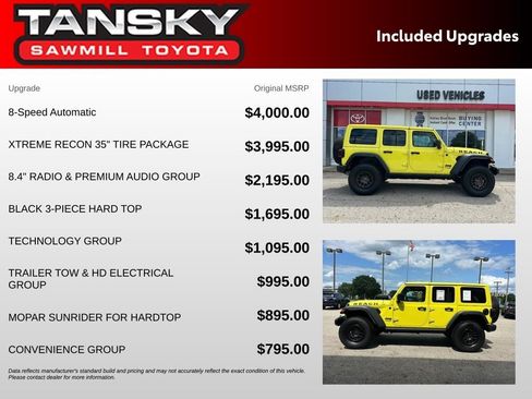 Used 2022 Jeep Wrangler Unlimited Sport w/ Xtreme Recon 35" Tire Package AWD/4WD image 31