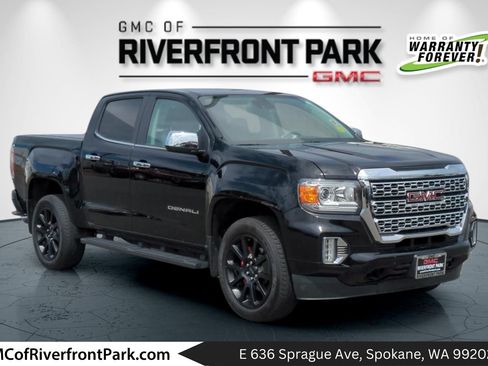 Used 2022 GMC Canyon Denali w/ Denali Black Edition Package AWD/4WD image 1