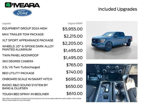 Used 2023 Ford F150 XLT w/ Equipment Group 302A High AWD/4WD image 4