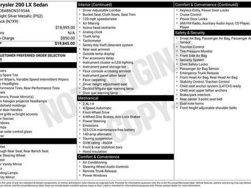 Used 2012 Chrysler 200 LX image 4