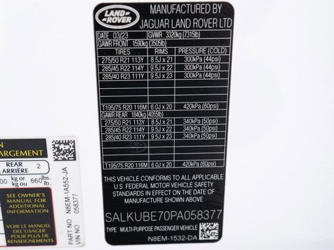 Used 2023 Land Rover Range Rover SV image 57