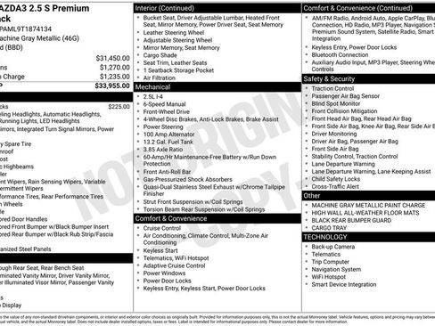 New 2026 MAZDA MAZDA3 2.5 S Hatchback w/ Premium Pkg image 35