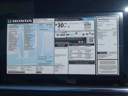 New 2026 Honda CR-V EX image 21