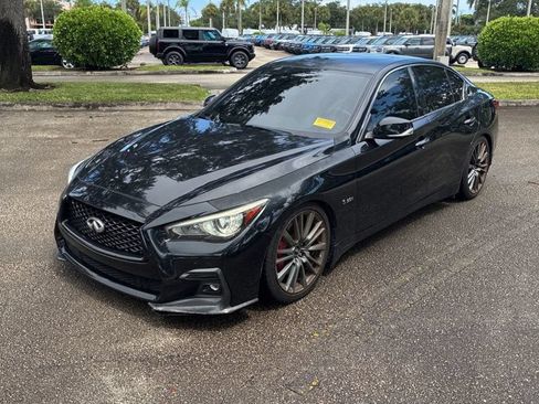 Used 2018 INFINITI Q50 Red Sport 400 w/ Proactive Package RWD image 1