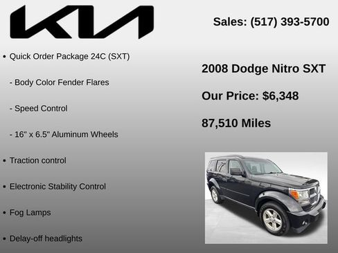 Used 2008 Dodge Nitro SXT AWD/4WD image 10