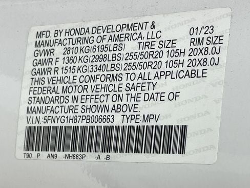 Used 2023 Honda Pilot Elite image 33