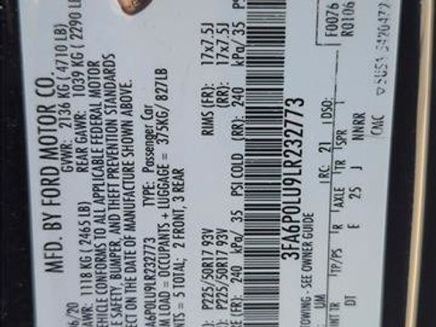 Used 2020 Ford Fusion SE image 25