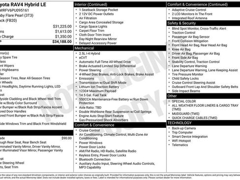 Used 2023 Toyota RAV4 LE AWD/4WD image 2