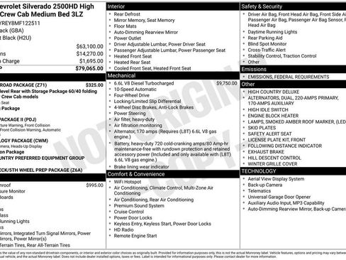 Used 2021 Chevrolet Silverado 2500 High Country w/ Z71 Off-Road Package image 6