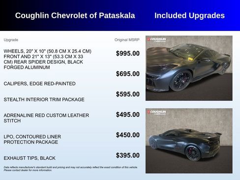 Used 2025 Chevrolet Corvette Z06 w/ Stealth Interior Trim Package RWD image 3