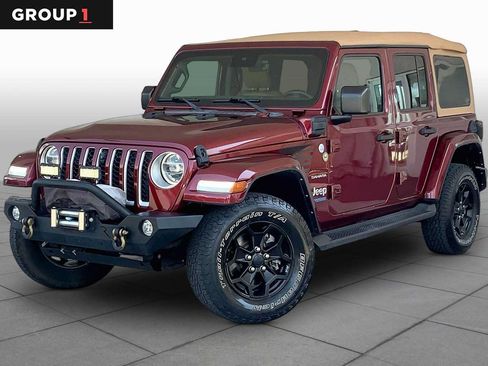 Used 2021 Jeep Wrangler Unlimited Sahara w/ Cold Weather Group AWD/4WD image 1
