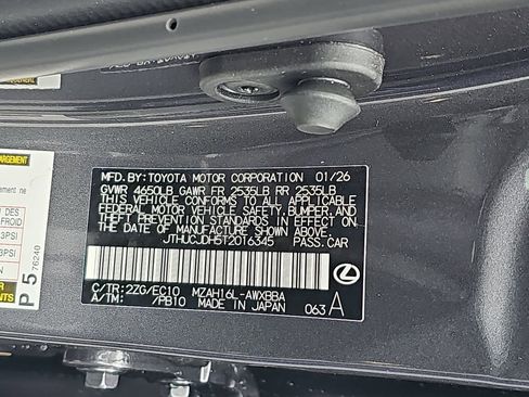 Certified 2026 Lexus UX 300h AWD w/ Cold Area Package image 36