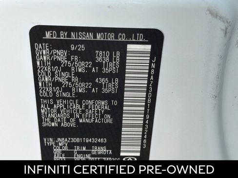 Certified 2026 INFINITI QX80 4WD image 29