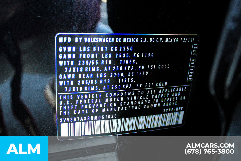 Used 2022 Volkswagen Tiguan SE FWD image 43