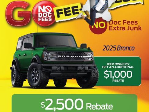 New 2025 Ford Bronco Big Bend w/ Black Diamond Package image 15