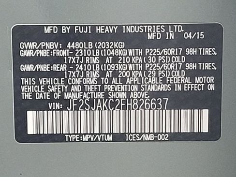 Used 2015 Subaru Forester 2.5i Limited AWD/4WD image 33