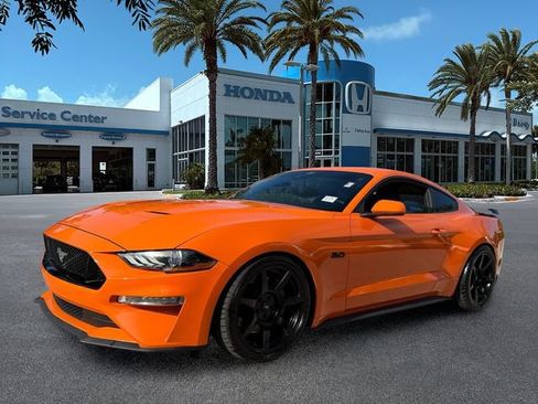 Used 2021 Ford Mustang GT Premium w/ Carbon Sport Interior Package RWD image 4