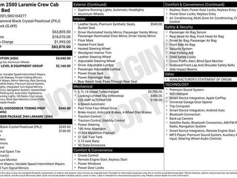 Used 2024 RAM 2500 Laramie w/ Night Edition AWD/4WD image 7