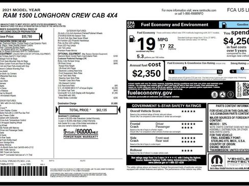 Used 2021 RAM 1500 Limited w/ Off Road Group image 4