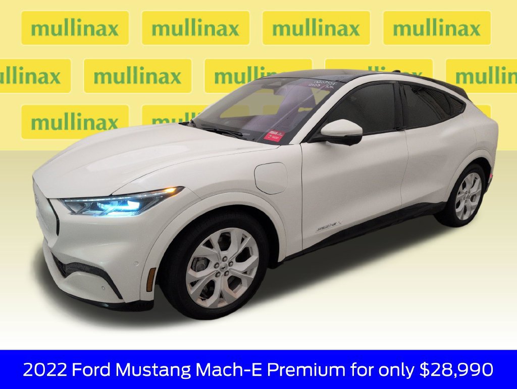 Used 2022 Ford Mustang Mach-E Premium w/ Ice White Appearance Package RWD image 14