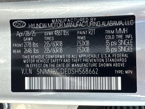 Certified 2025 Hyundai Tucson SEL AWD/4WD image 31