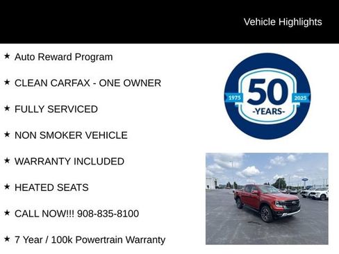 Used 2024 Ford Ranger Lariat w/ FX4 Off-Road Package AWD/4WD image 5