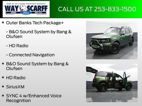 New 2025 Ford Bronco Sport Outer Banks w/ Sasquatch Outer Banks Package AWD/4WD image 18