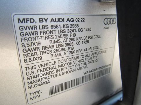 Used 2022 Audi Q7 3.0T Premium w/ Convenience Package image 58