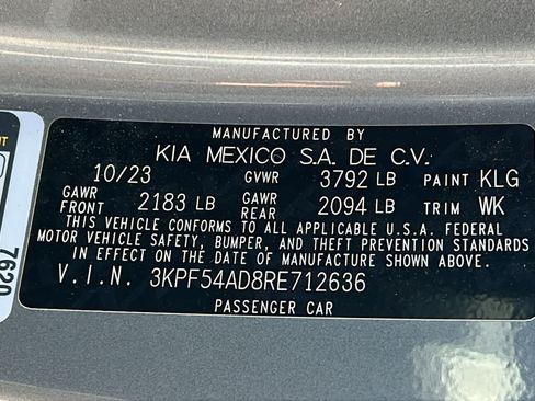 Used 2024 Kia Forte GT-Line w/ GT-Line Premium Package FWD image 30