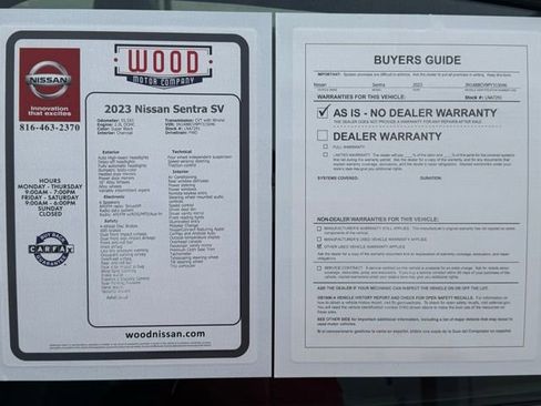 Used 2023 Nissan Sentra SV image 10