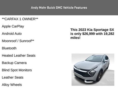 Used 2023 Kia Sportage SX FWD image 4