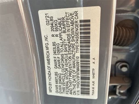 Used 2021 Honda Accord Touring image 39