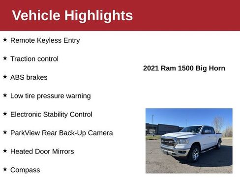 Used 2021 RAM 1500 Big Horn image 3